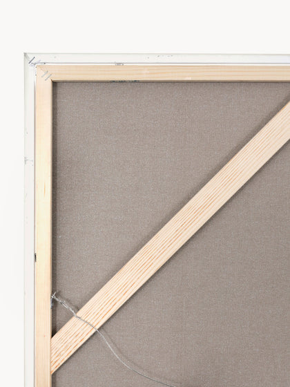 Westwing Cuadro En Lienzo Pintado A Mano Goldplay Marco De Madera