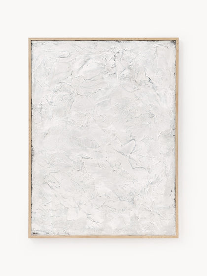 Westwing Cuadro en lienzo pintado a mano Simple Living marco de madera