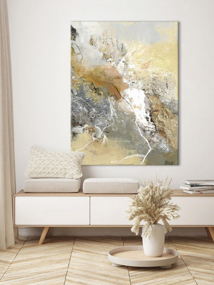 Westwing Cuadro En Lienzo Pintado A Mano Sunny Days