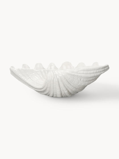 Westwing Cuenco de dolomita en forma de concha Shell