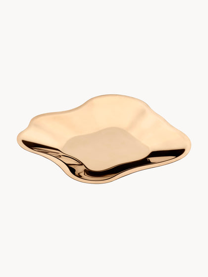 Westwing Cuenco decorativo de acero inoxidable Alvar Aalto