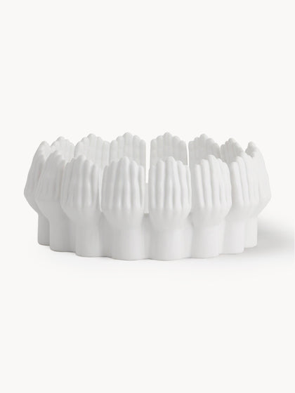 Westwing Cuenco decorativo grande de cerámica Anise