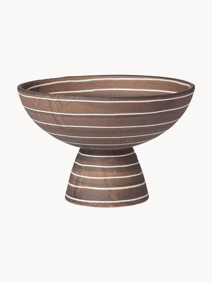 Westwing Cuenco Decorativo Pintado A Mano De Terracota Brura