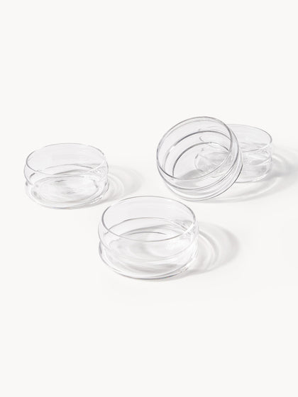 Westwing Cuenco Soplado Artesanalmente Bubbly 4 Uds