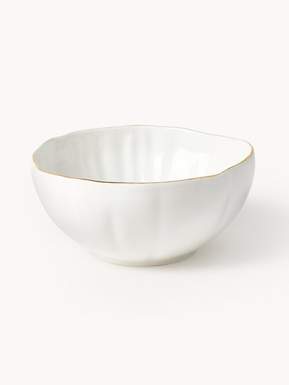 Westwing Cuencos de porcelana con relieves Sali 2 uds