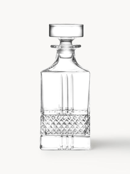 Westwing Decantador de cristal con relieve Calicavino 850 ml