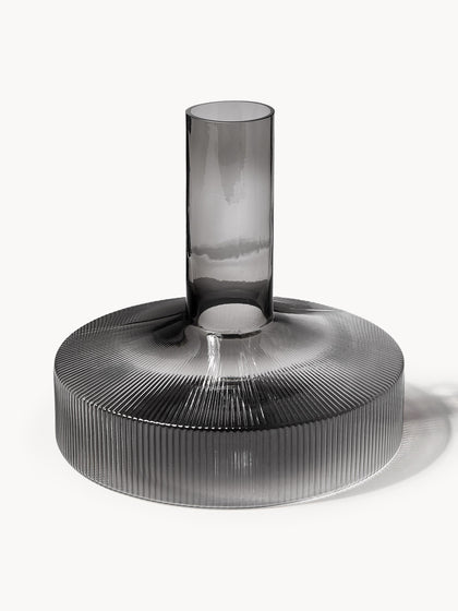Westwing Decantador soplado con relieves Ripple 1 1 L