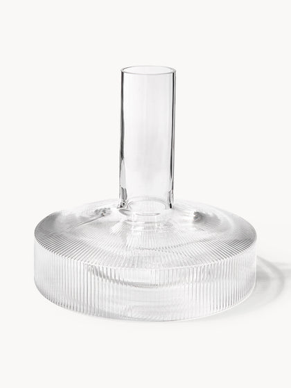 Westwing Decantador soplado con relieves Ripple 1 1 L