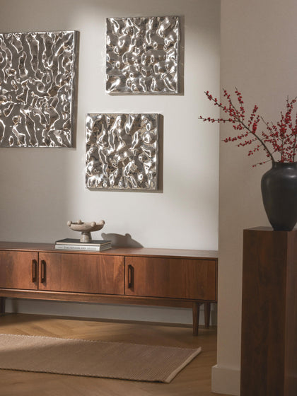 Westwing Decoraciones De Pared Martillada Splash 2 uds