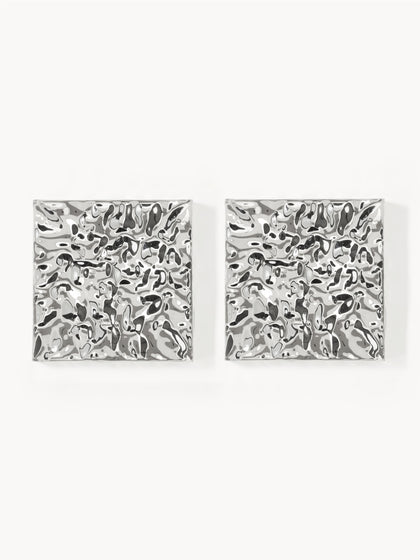 Westwing Decoraciones de pared martillada Splash 2 uds