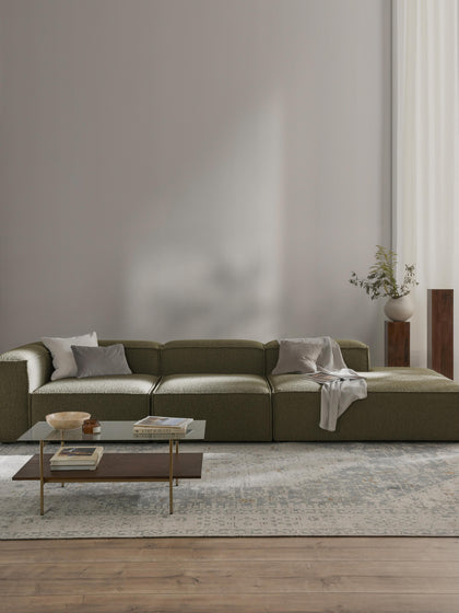 Westwing Diván Modular Grande En Tejido Bouclé Lennon