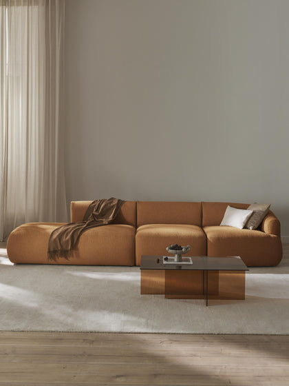 Westwing Diván Modular Grande En Tejido Bouclé Sofia