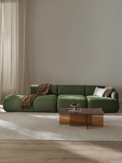 Westwing Diván Modular Grande En Tejido Bouclé Sofia