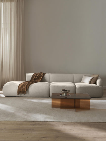 Westwing Diván Modular Grande En Tejido Bouclé Sofia