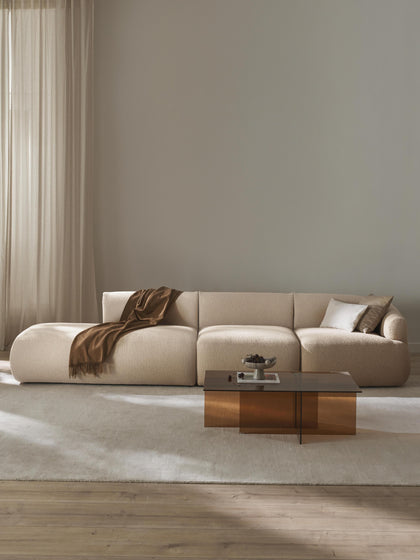 Westwing Diván Modular Grande En Tejido Bouclé Sofia