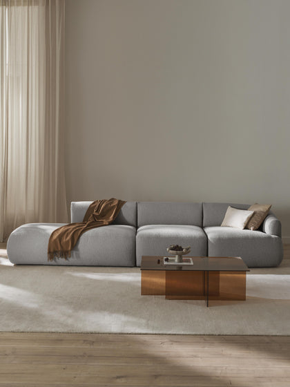 Westwing Diván Modular Grande En Tejido Bouclé Sofia