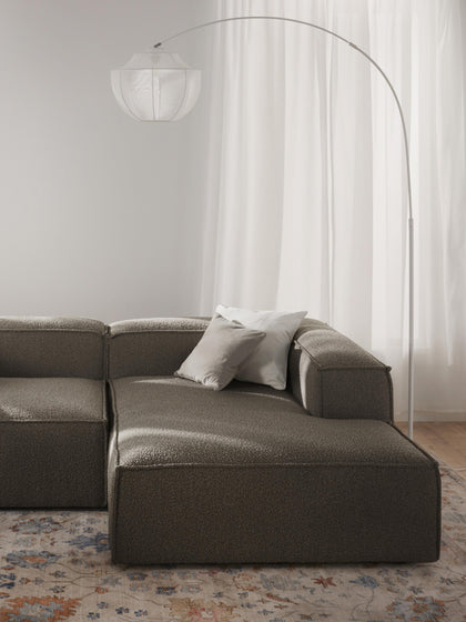 Westwing Diván Rinconero Modular En Tejido Bouclé Lennon