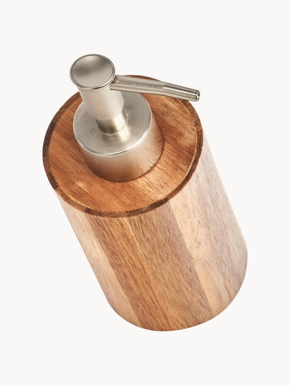 Westwing Dosificador De Jabón De Madera De Acacia Wood