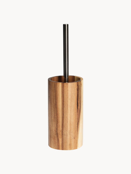 Westwing Escobilla de baño de madera de acacia Wood