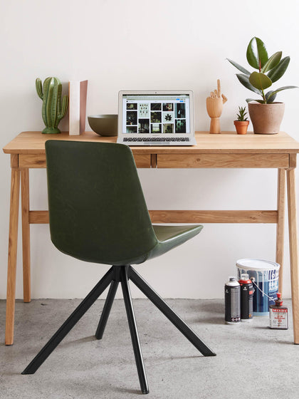 Westwing Escritorio De Madera Con Apertura Para Cables Jacques