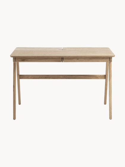 Westwing Escritorio De Madera Con Apertura Para Cables Jacques