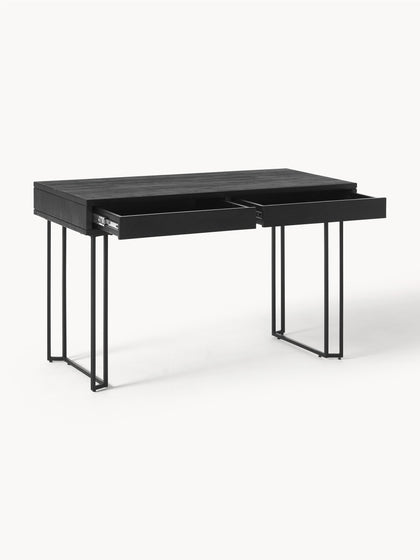 Westwing Escritorio De Madera De Mango Con Cajón Luca