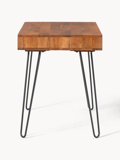 Westwing Escritorio De Madera De Mango Y Metal Tova