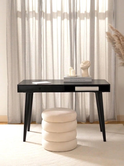 Westwing Escritorio De Madera Maciza Con Cajón Tova