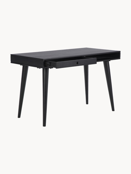 Westwing Escritorio De Madera Maciza Con Cajón Tova