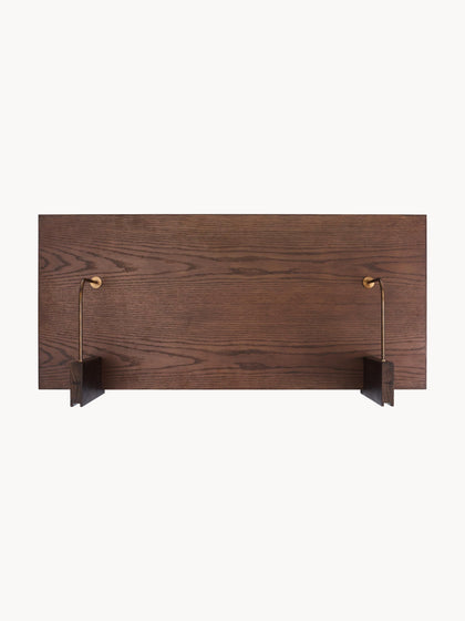 Westwing Escritorio De Pared De Madera De Roble Corbel