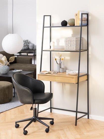 Westwing Escritorio Estrecho Con Espacio De Almacenamiento Seaford