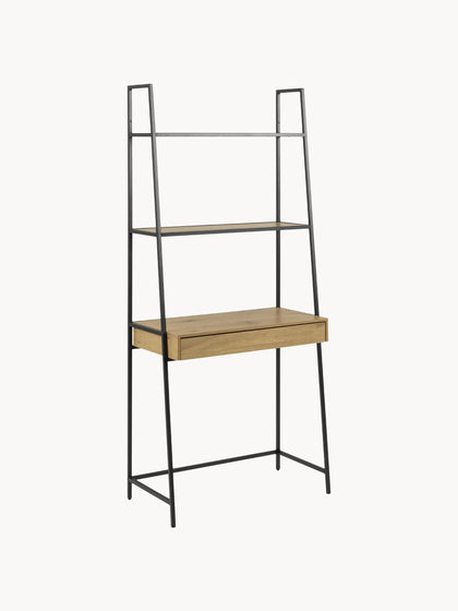 Westwing Escritorio estrecho con espacio de almacenamiento Seaford