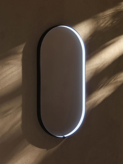 Westwing Espejo De Pared Ovalado Con Iluminación LED Avior