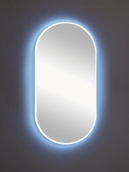 Westwing Espejo De Pared Ovalado Con Iluminación LED Starlight