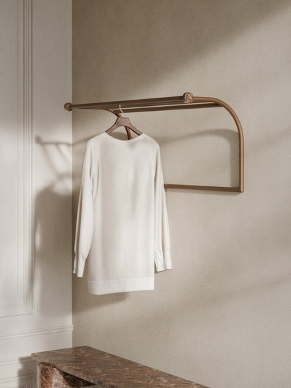 Westwing Estante De Pared Con Gancho De Mármol Disa