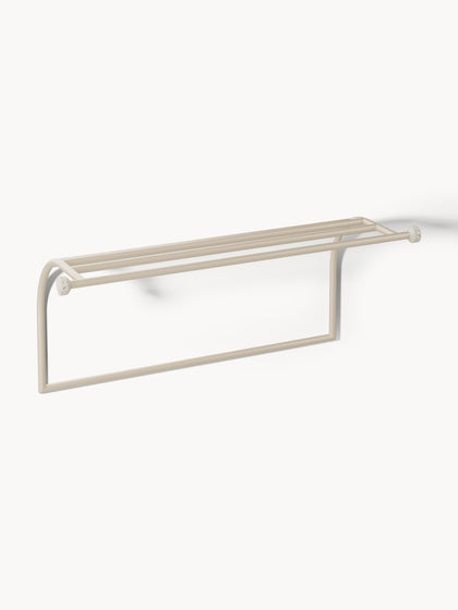 Westwing Estante de pared con gancho de travertino Disa