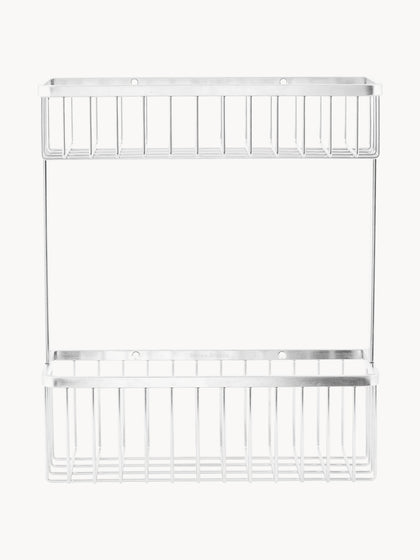 Westwing Estante de pared de baño de acero inoxidable Bath