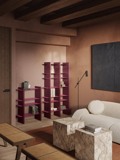 Westwing Estantería Alta Con Elementos De Metal Rami