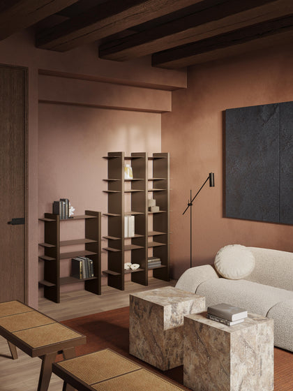 Westwing Estantería Alta Con Elementos De Metal Rami