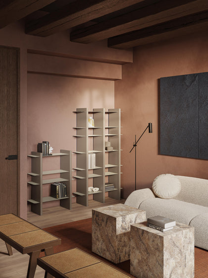 Westwing Estantería Alta Con Elementos De Metal Rami