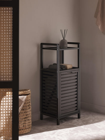 Westwing Estanteria De Baño Con Cesta De Lavandería Kit