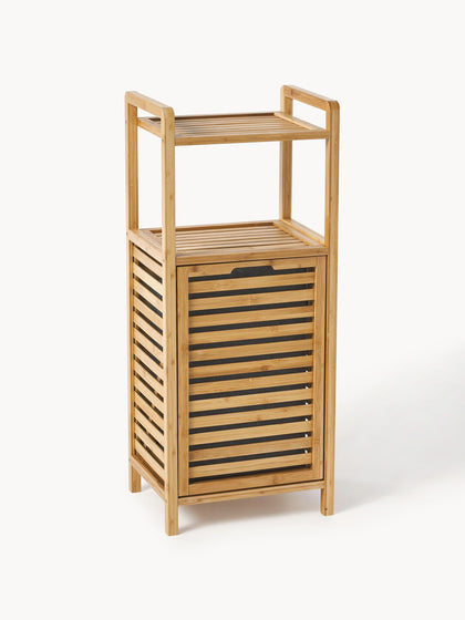 Westwing Estanteria de baño con cesta de lavandería Kit