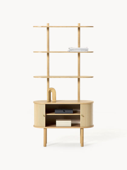 Westwing Estantería Pequeña Con Frente Acanalado Calary