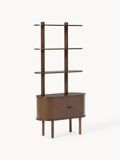 Westwing Estantería pequeña con frente acanalado Calary