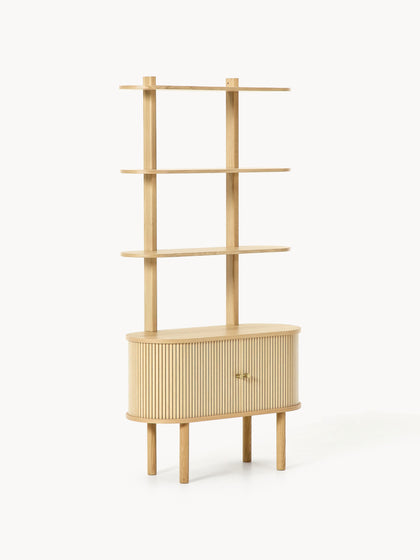 Westwing Estantería pequeña con frente acanalado Calary