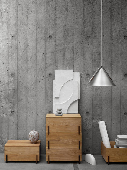 Westwing Estanteria Pequeña De Madera De Roble Stack