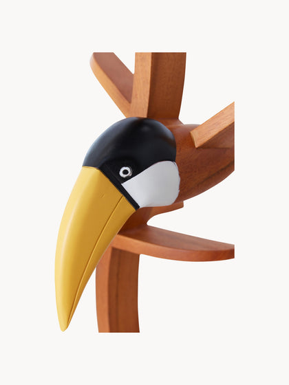 Westwing Figura Decorativa Artesanal De Madera De Caoba Toucan