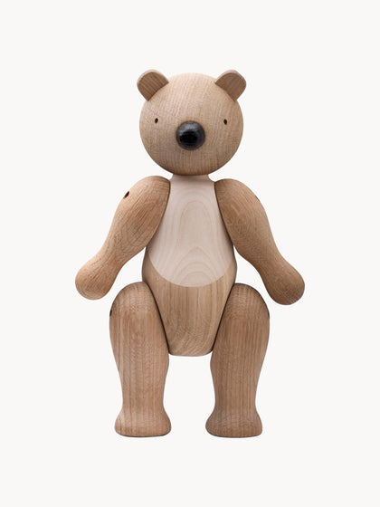 Westwing Figura Decorativa De Madera De Roble Artesanal Bär