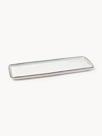 Westwing Fuente Artesanal De Gres Nordic Sand 35 cm
