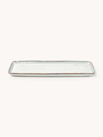 Westwing Fuente Artesanal De Gres Nordic Sand 35 cm